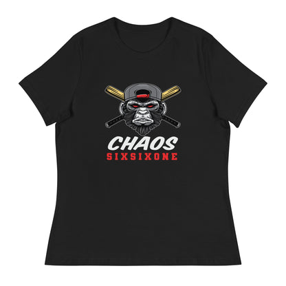 Performance | Women's Relaxed T Shirt | CHAOS 661 7u | SixSixOne Alt Logo
