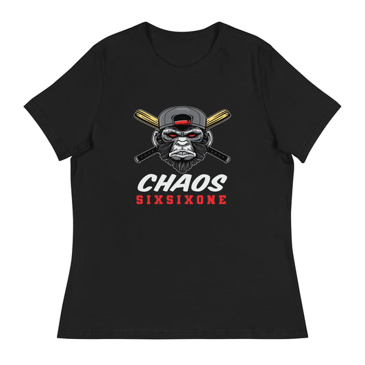 Performance | Women's Relaxed T Shirt | CHAOS 661 7u | SixSixOne Alt Logo