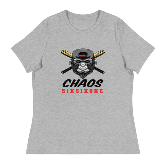 Performance | Women's Relaxed T Shirt | CHAOS 661 7u | SixSixOne Logo