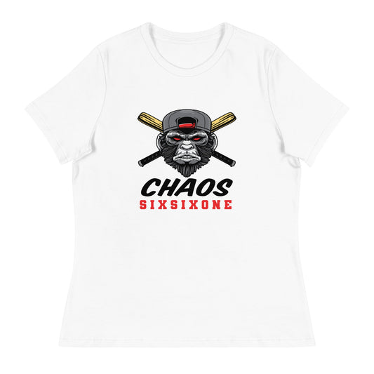 Performance | Women's Relaxed T Shirt | CHAOS 661 7u | SixSixOne Logo