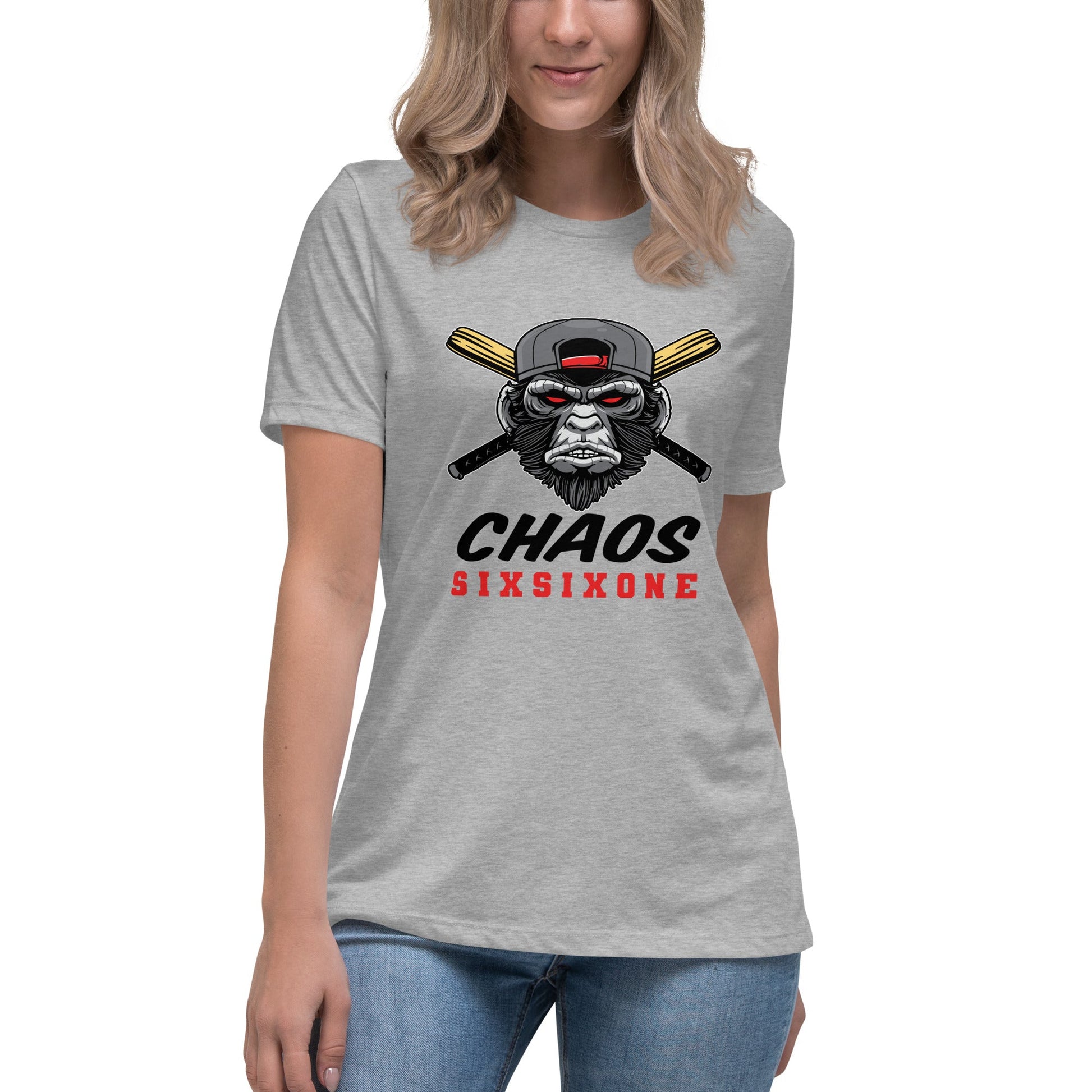 Performance | Women's Relaxed T Shirt | CHAOS 661 7u | SixSixOne Logo