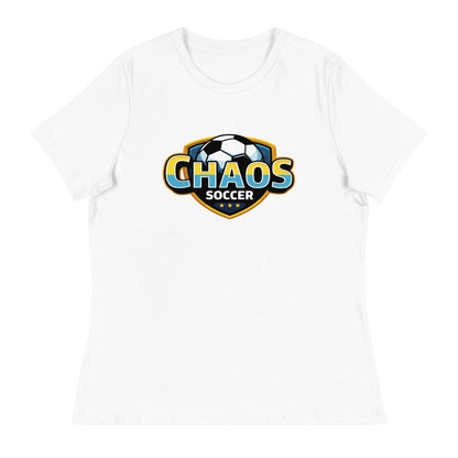 Performance | Women's Relaxed T Shirt | Chaos Soccer | Logo