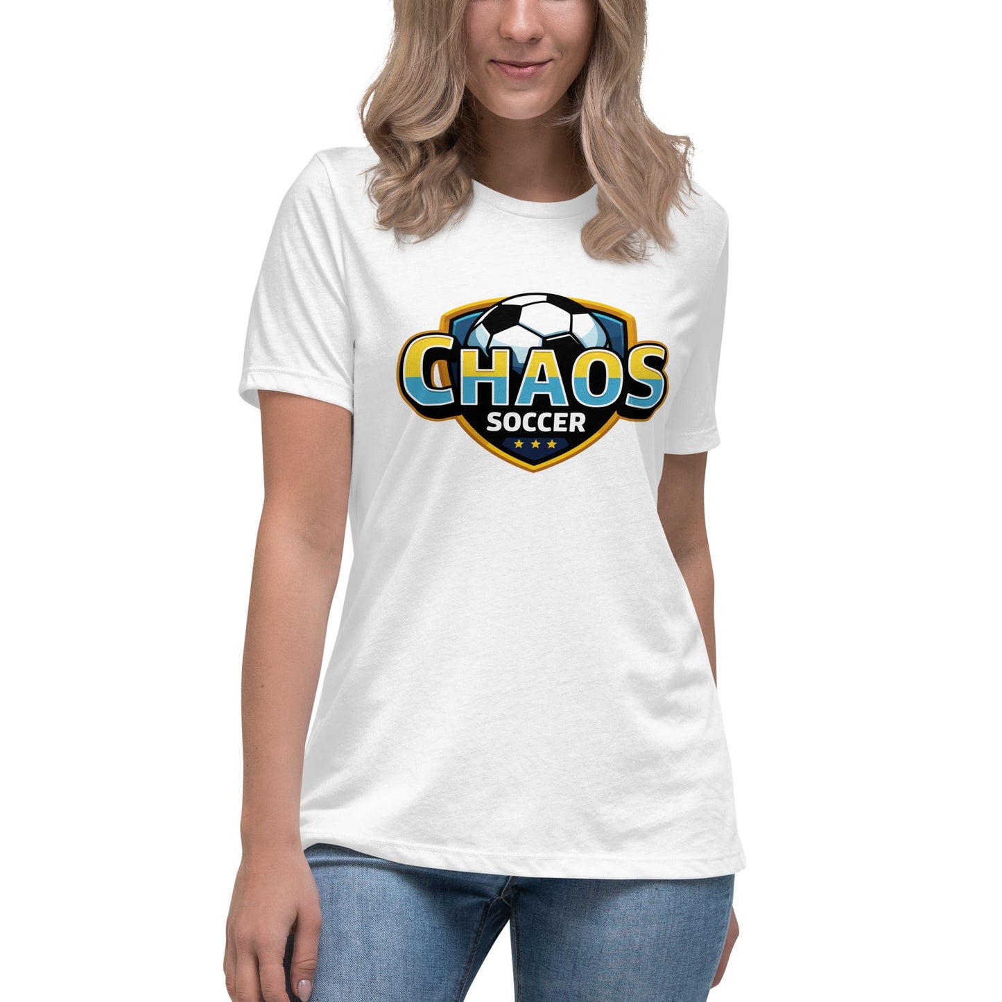 Performance | Women's Relaxed T Shirt | Chaos Soccer | Logo