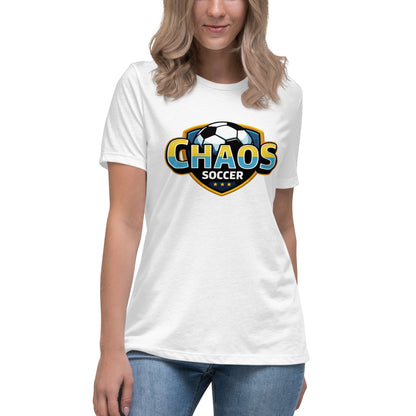 Performance | Women's Relaxed T Shirt | Chaos Soccer | Logo