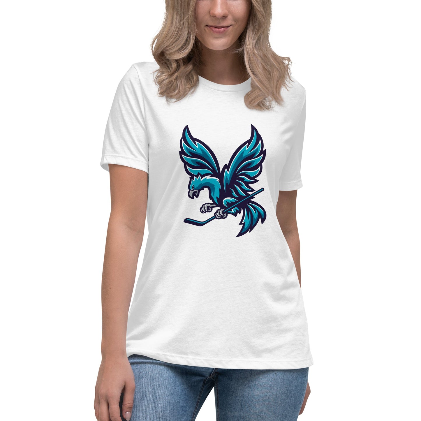 Performance | Women's Relaxed T Shirt | Charlotte Rise | Mascot Logo
