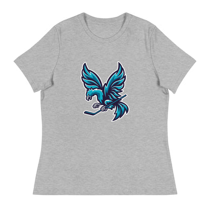 Performance | Women's Relaxed T Shirt | Charlotte Rise | Mascot Logo