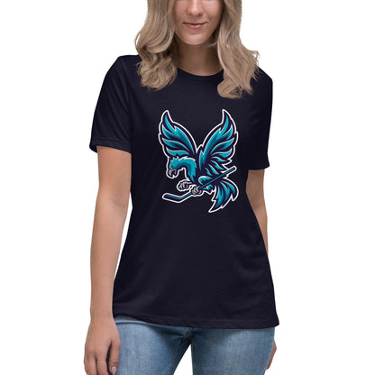 Performance | Women's Relaxed T Shirt | Charlotte Rise | Mascot Logo