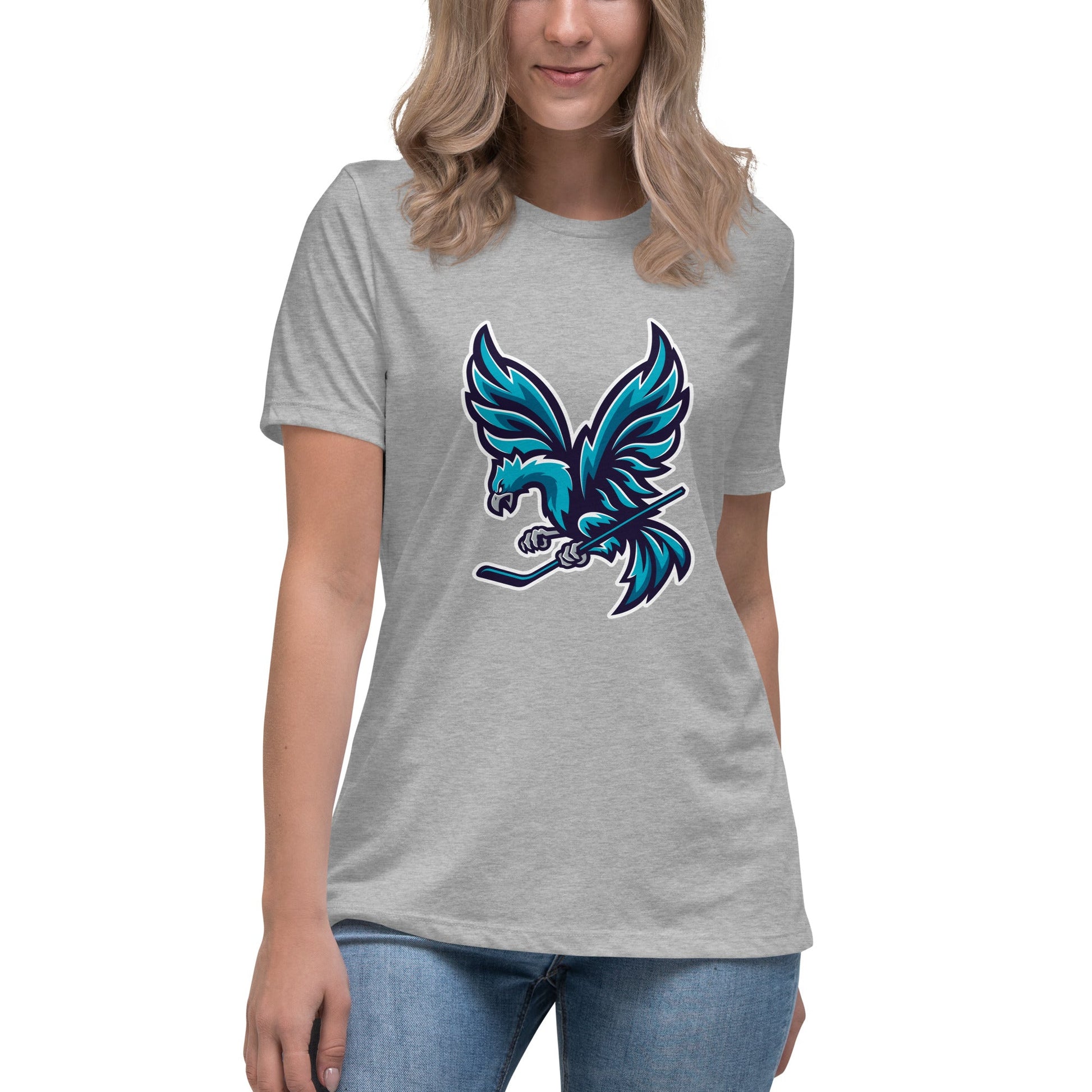 Performance | Women's Relaxed T Shirt | Charlotte Rise | Mascot Logo