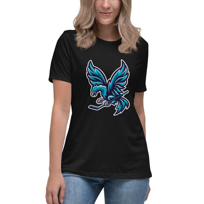 Performance | Women's Relaxed T Shirt | Charlotte Rise | Mascot Logo