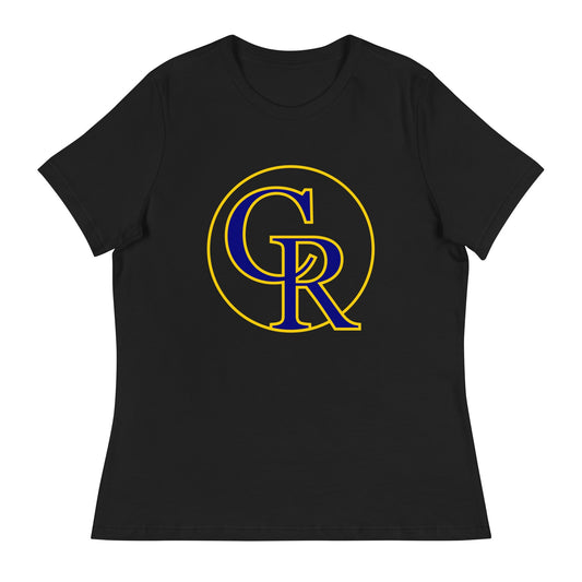 Performance | Women's Relaxed T Shirt | Chestnut Ridge Lions Football | Crest Logo