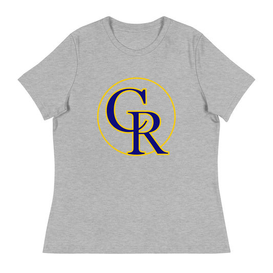 Performance | Women's Relaxed T Shirt | Chestnut Ridge Lions Football | Crest Logo