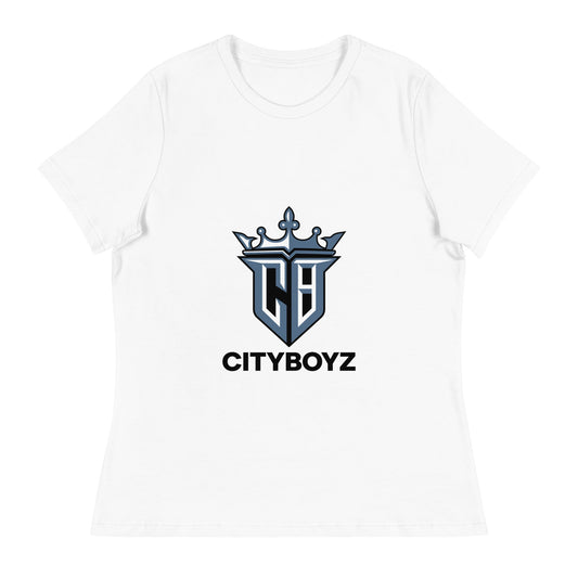 Performance | Women's Relaxed T Shirt | City Boyz Elite | Crown Valor Logo