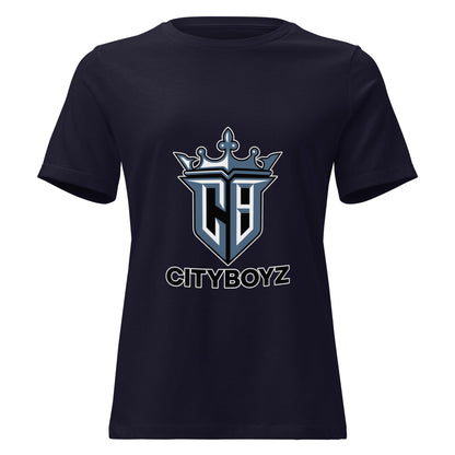 Performance | Women's Relaxed T Shirt | City Boyz Elite | Crown Valor Logo
