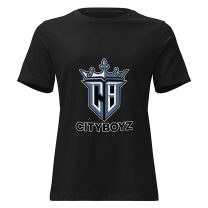 Performance | Women's Relaxed T Shirt | City Boyz Elite | Crown Valor Logo