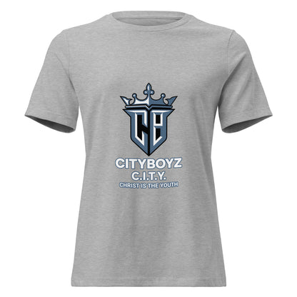 Performance | Women's Relaxed T Shirt | City Boyz Elite | Vanguard Logo