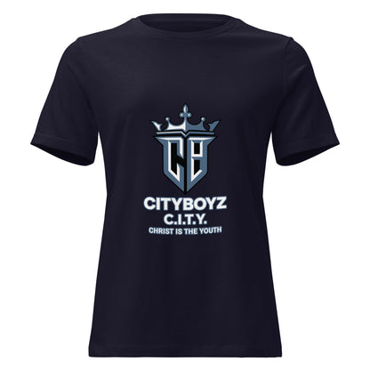 Performance | Women's Relaxed T Shirt | City Boyz Elite | Vanguard Logo