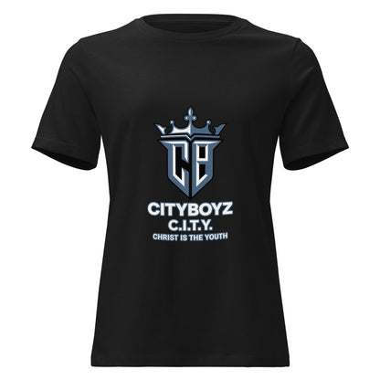 Performance | Women's Relaxed T Shirt | City Boyz Elite | Vanguard Logo