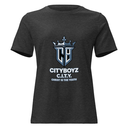 Performance | Women's Relaxed T Shirt | City Boyz Elite | Vanguard Logo