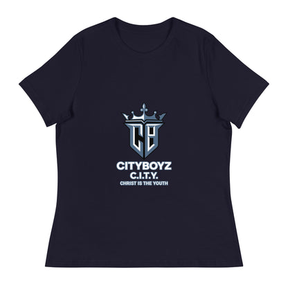 Performance | Women's Relaxed T Shirt | City Boyz Elite | Vanguard Logo