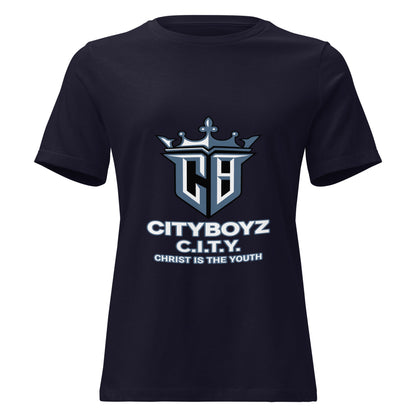 Performance | Women's Relaxed T Shirt | City Boyz Elite | Victory Royale Logo