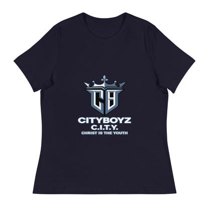 Performance | Women's Relaxed T Shirt | City Boyz Elite | Victory Royale Logo