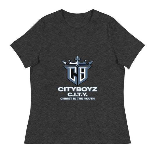 Performance | Women's Relaxed T Shirt | City Boyz Elite | Victory Royale Logo