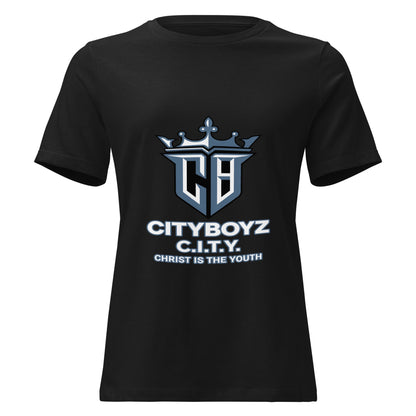 Performance | Women's Relaxed T Shirt | City Boyz Elite | Victory Royale Logo
