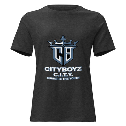 Performance | Women's Relaxed T Shirt | City Boyz Elite | Victory Royale Logo