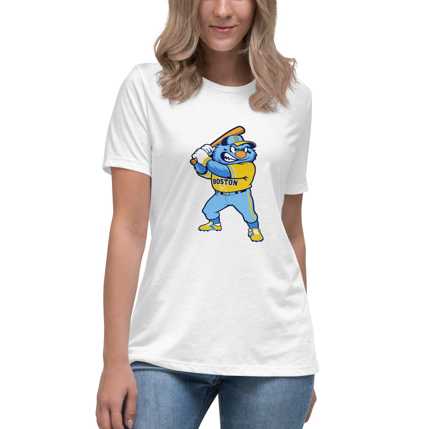 Performance | Women's Relaxed T Shirt | Claremont Little League | Mascot Logo