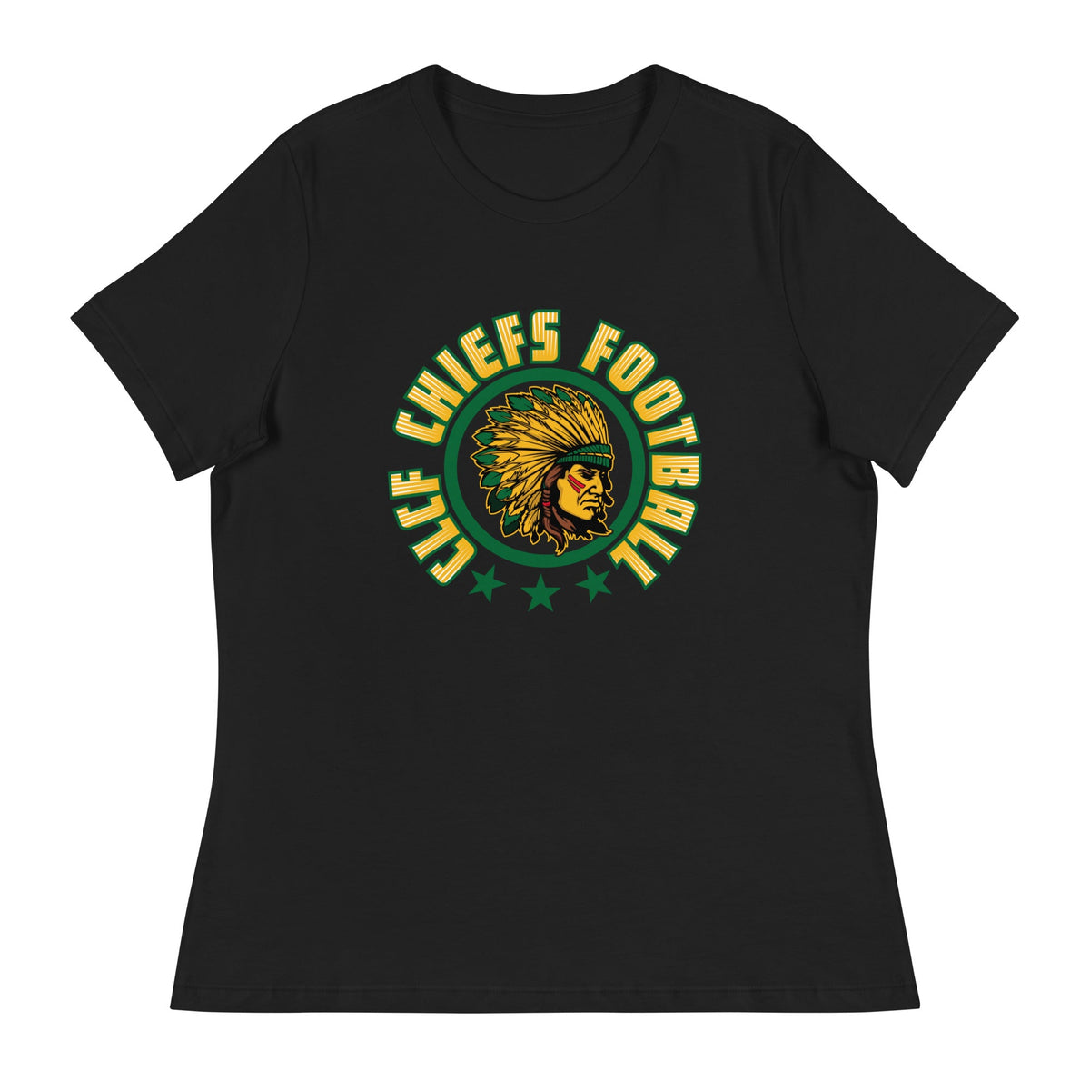 Performance | Women's Relaxed T Shirt | CLCF Chiefs | Emblem Logo