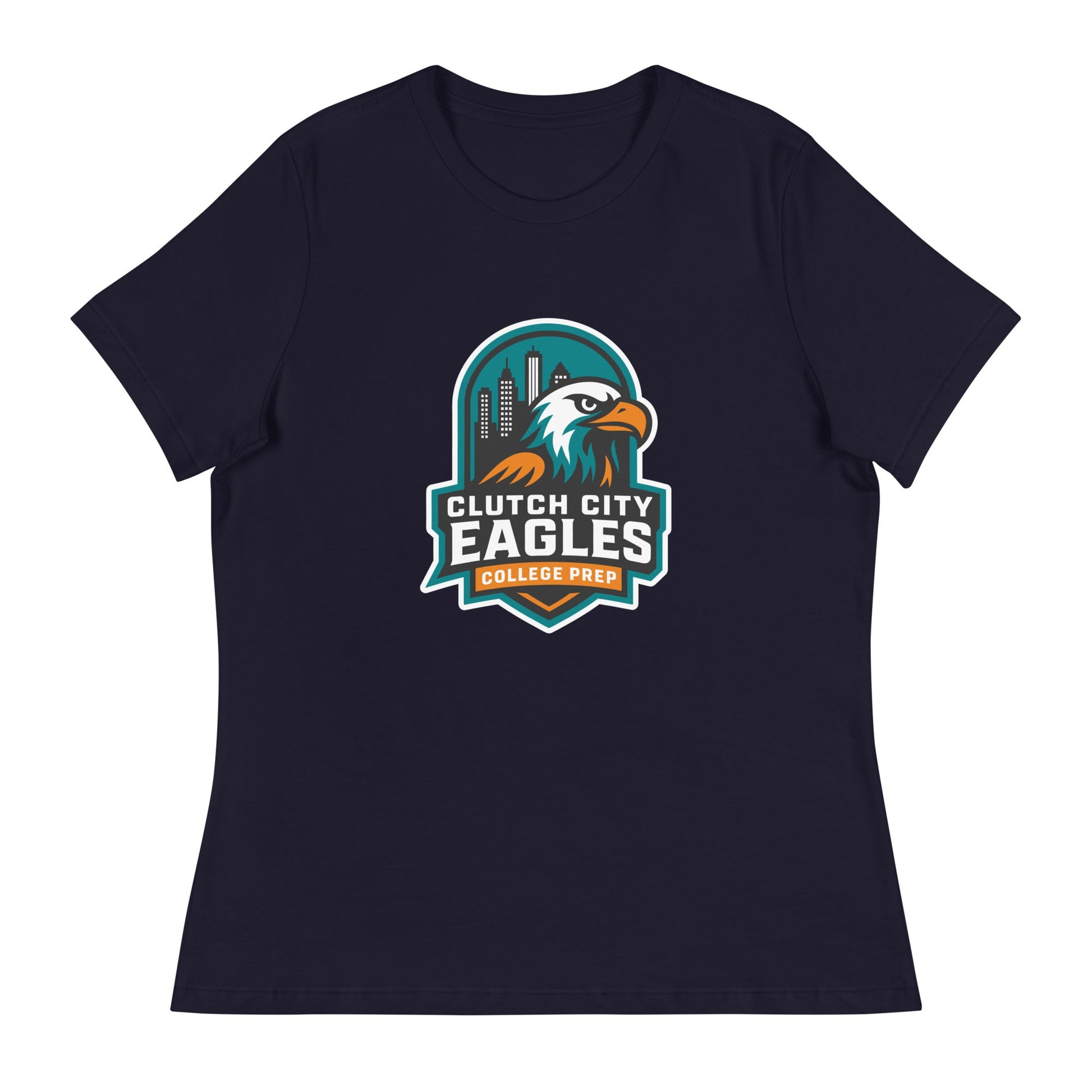 Performance | Women's Relaxed T Shirt | Clutch City College Prep | Shield Logo