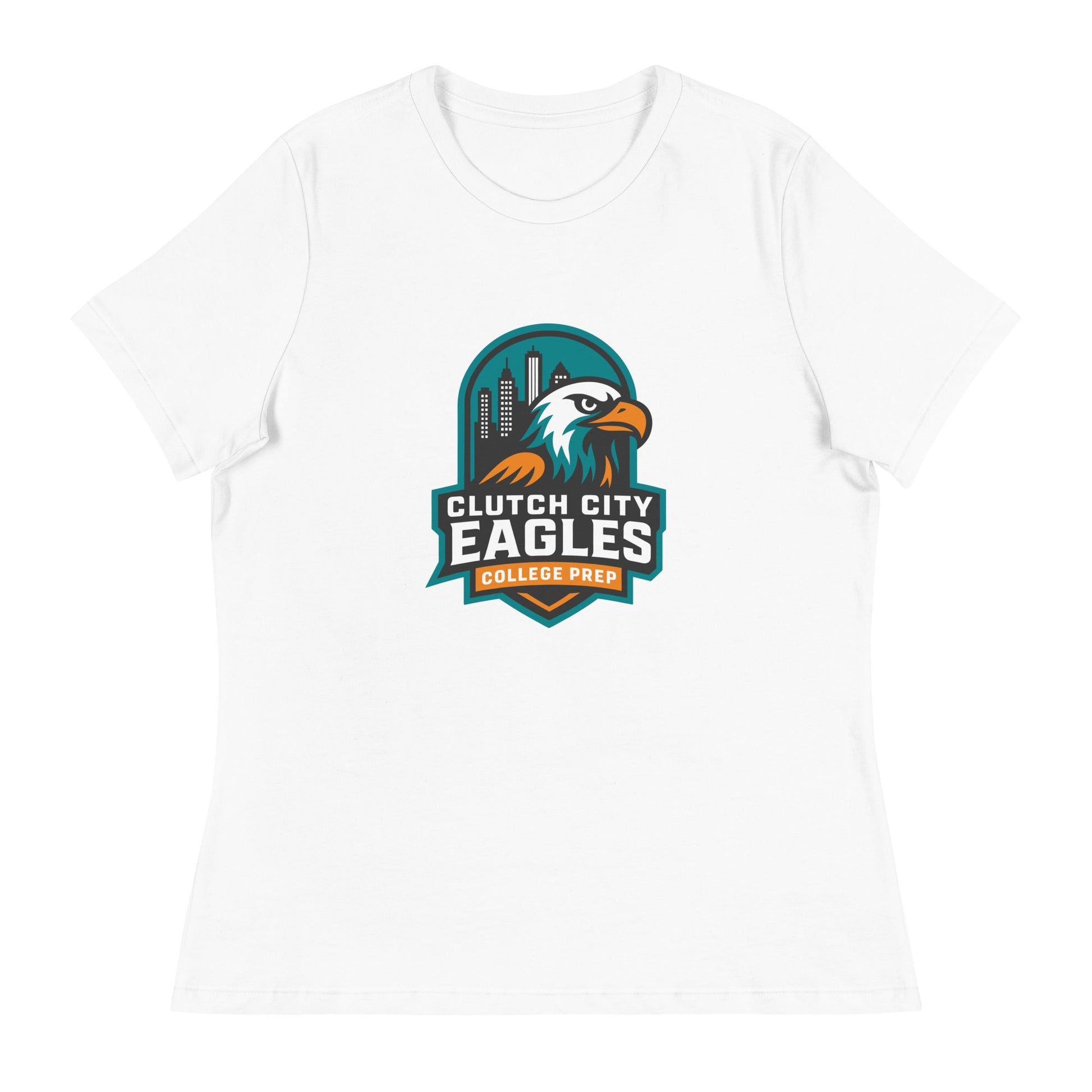 Performance | Women's Relaxed T Shirt | Clutch City College Prep | Shield Logo
