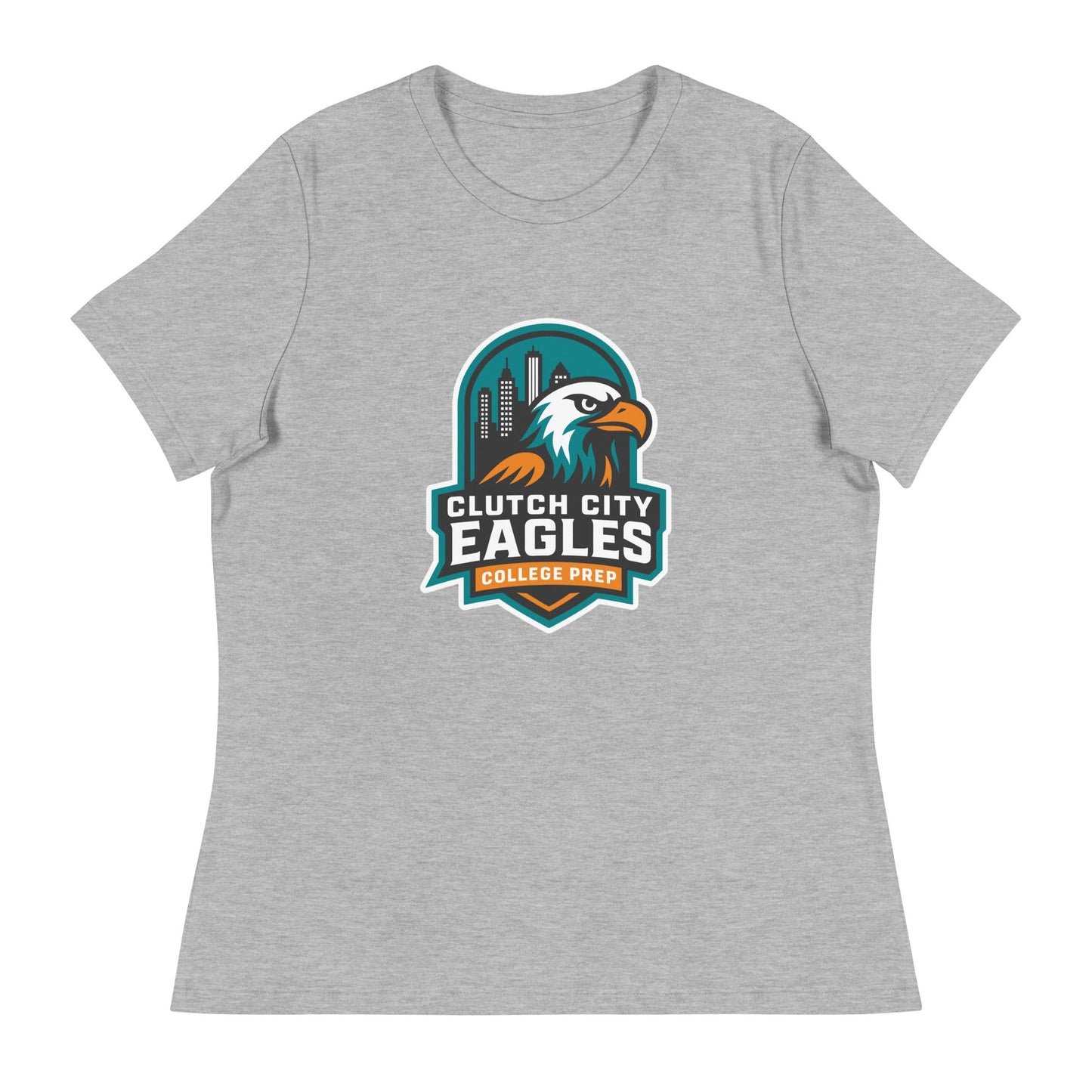 Performance | Women's Relaxed T Shirt | Clutch City College Prep | Shield Logo