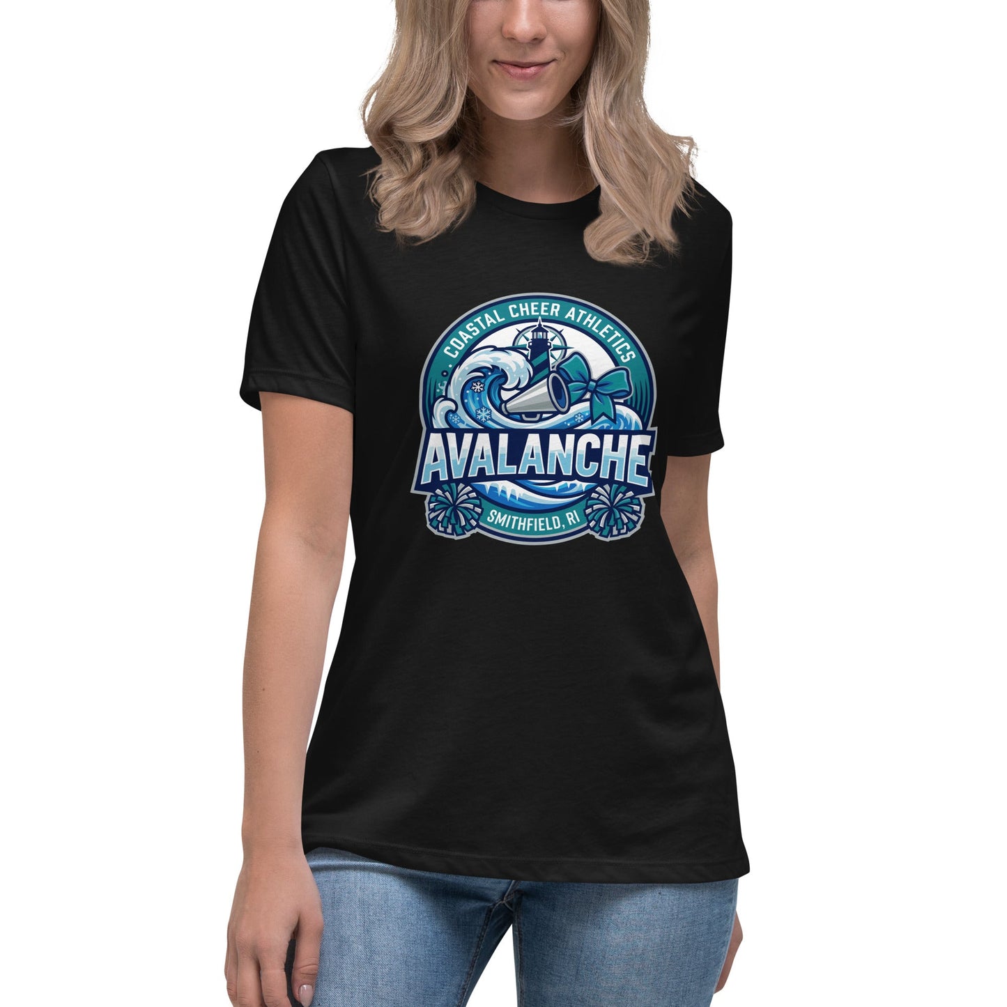 Performance | Women's Relaxed T Shirt | Coastal Cheer Athletics Avalanche