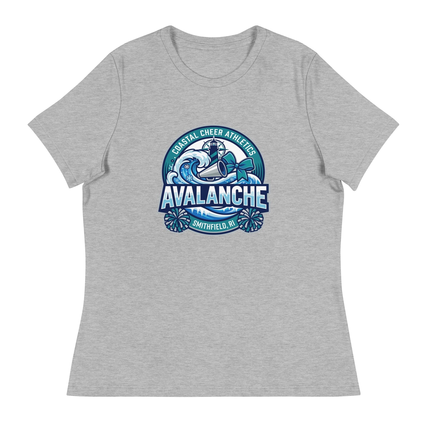 Performance | Women's Relaxed T Shirt | Coastal Cheer Athletics Avalanche