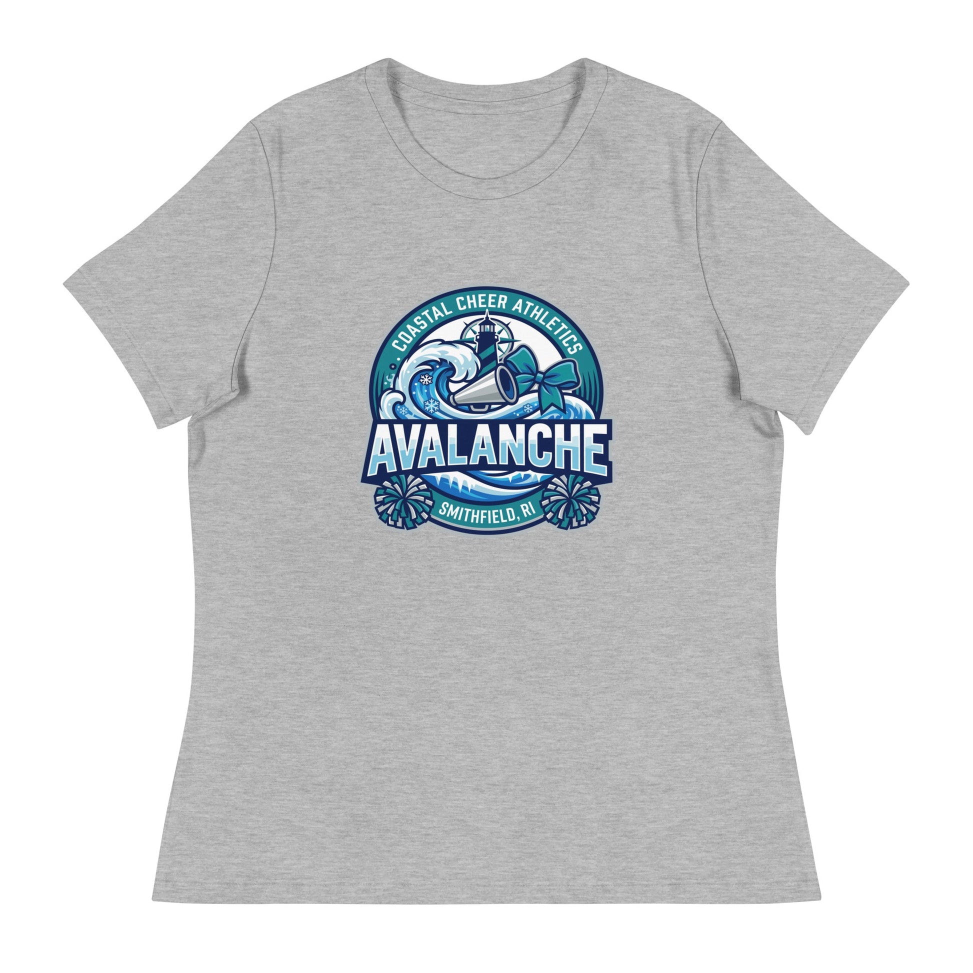 Performance | Women's Relaxed T Shirt | Coastal Cheer Athletics Avalanche