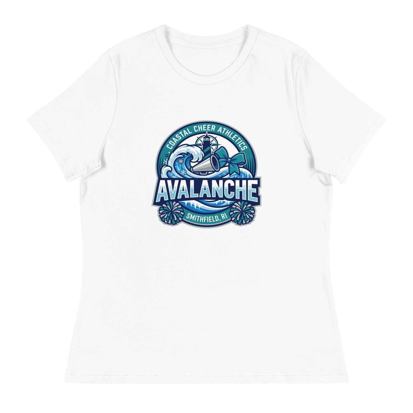Performance | Women's Relaxed T Shirt | Coastal Cheer Athletics Avalanche