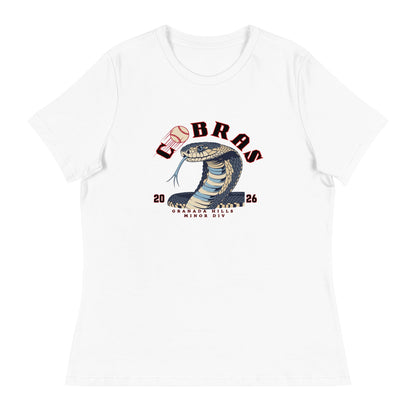 Performance | Women's Relaxed T Shirt | Cobras '26 | Minor Div Logo