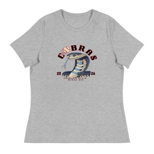 Performance | Women's Relaxed T Shirt | Cobras '26 | Minor Div Logo