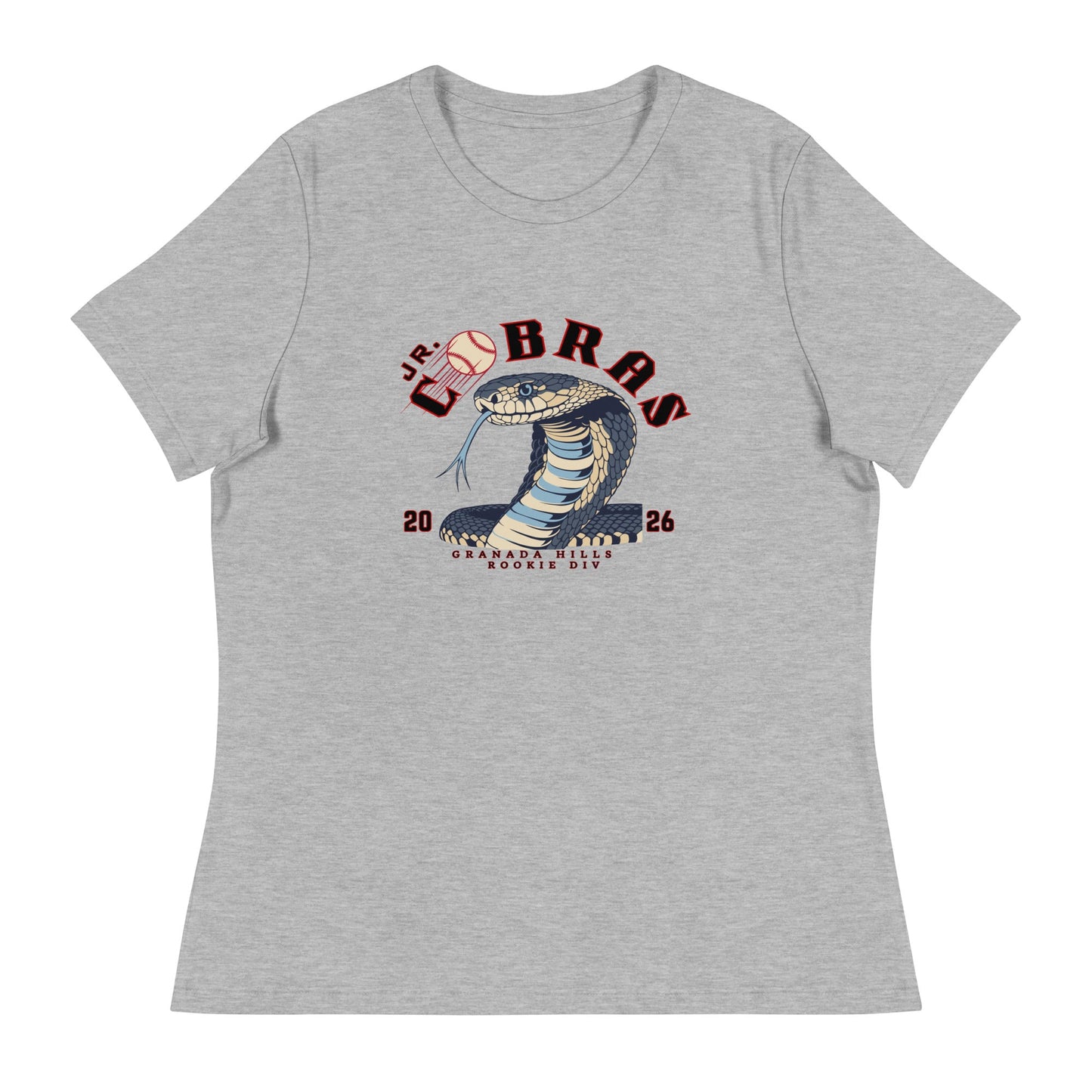 Performance | Women's Relaxed T Shirt | Cobras '26 | Rookie Div Logo