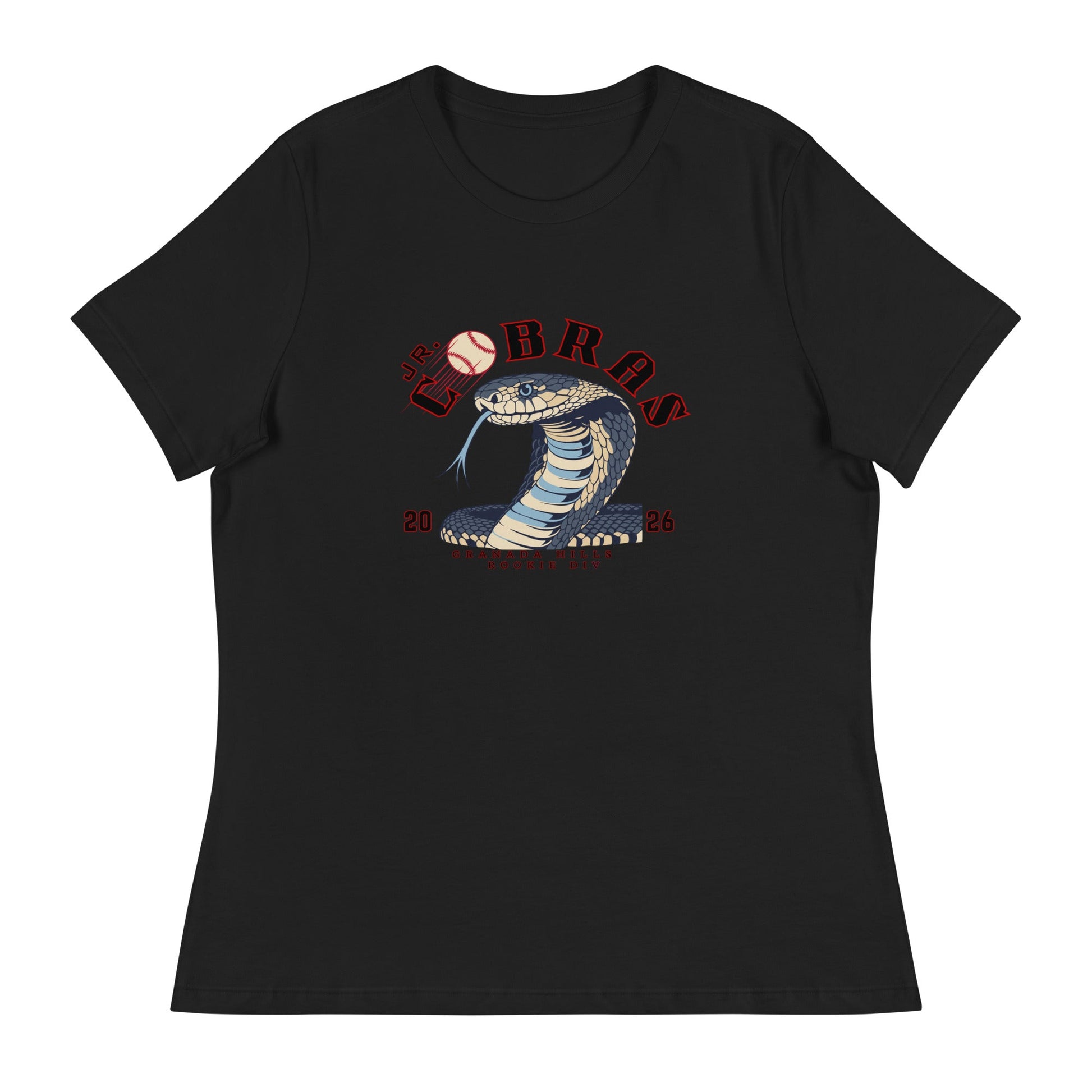 Performance | Women's Relaxed T Shirt | Cobras '26 | Rookie Div Logo