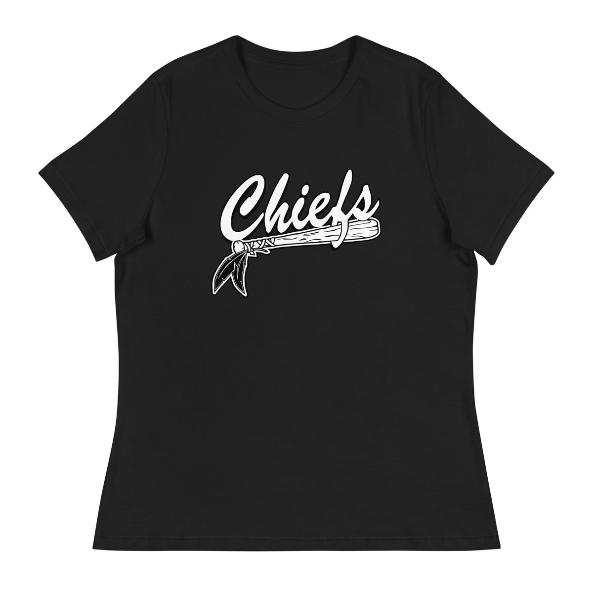 Performance | Women's Relaxed T Shirt | Connetquot Chiefs | Letter Crest Logo