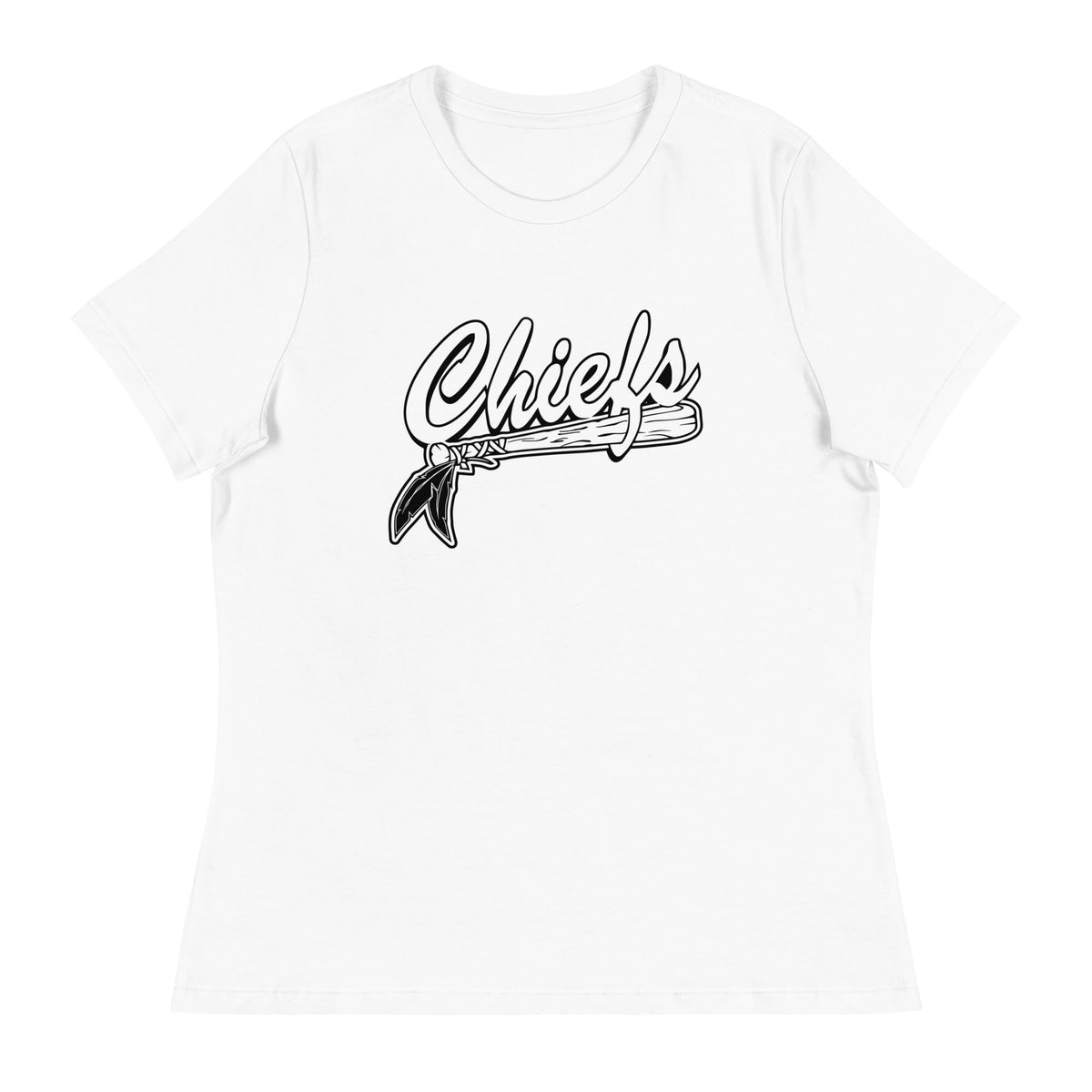 Performance | Women's Relaxed T Shirt | Connetquot Chiefs | Letter Crest Logo