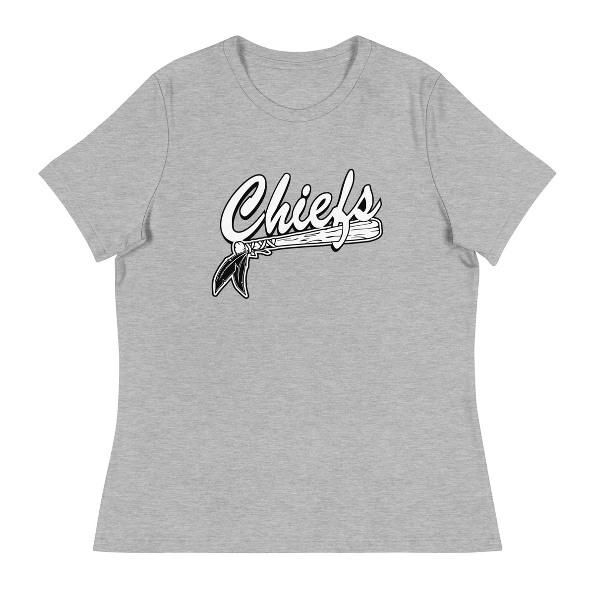 Performance | Women's Relaxed T Shirt | Connetquot Chiefs | Letter Crest Logo