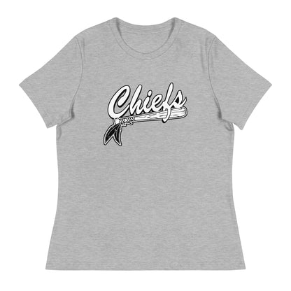 Performance | Women's Relaxed T Shirt | Connetquot Chiefs | Letter Crest Logo