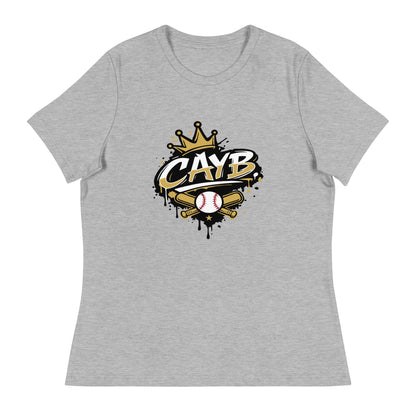Performance | Women's Relaxed T Shirt | Conroe Area Youth Baseball | Crown Logo