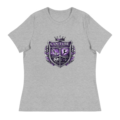 Performance | Women's Relaxed T Shirt | Couture Productions | Couture Shield Logo