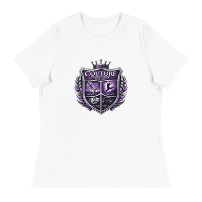 Performance | Women's Relaxed T Shirt | Couture Productions | Couture Shield Logo