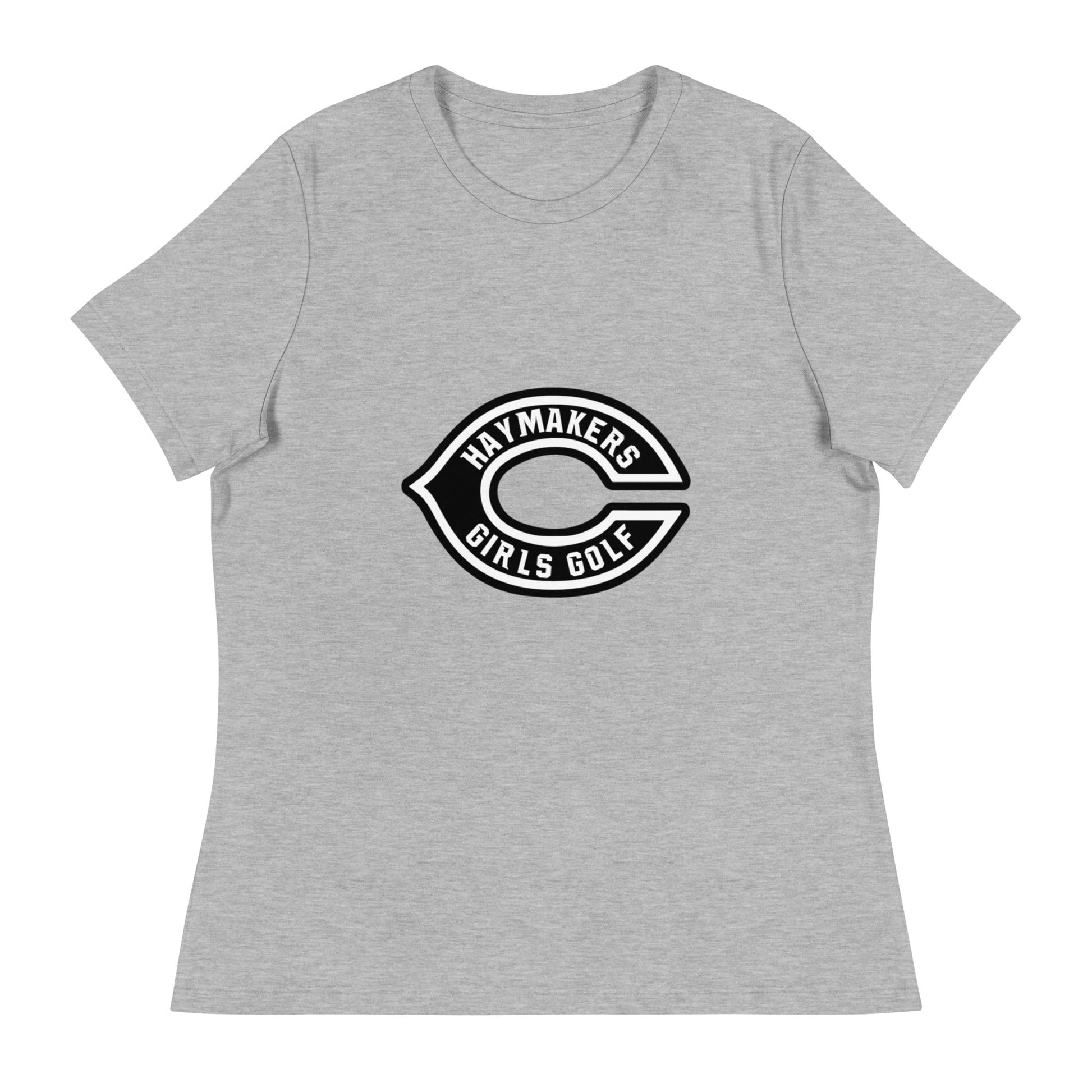 Performance | Women's Relaxed T Shirt | Cozad Girls Golf | Haymaker Vanguard Logo