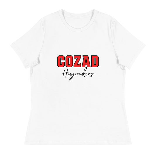 Performance | Women's Relaxed T Shirt | Cozad Girls Golf | Script Logo